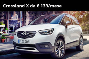 Nuovo Crossland X da 139 Euro al mese con Scelta Opel da Spazio a Torino
