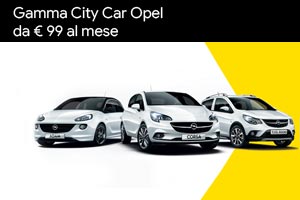 Gamma City Car Opel tua da 99 Euro al mese da Spazio a Torino