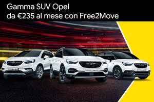 Gamma SUV Opel con Free2Move Lease da 235 Euro al mese da Spazio a Torino