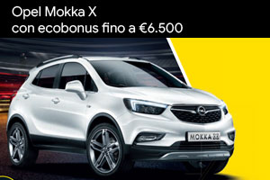 Gamma Mokka X con ecobonus Opel fino a 6.500 Euro da Spazio a Torino