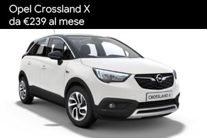 Opel Crossland X con noleggio Free2Move Lease da Spazio a Torino